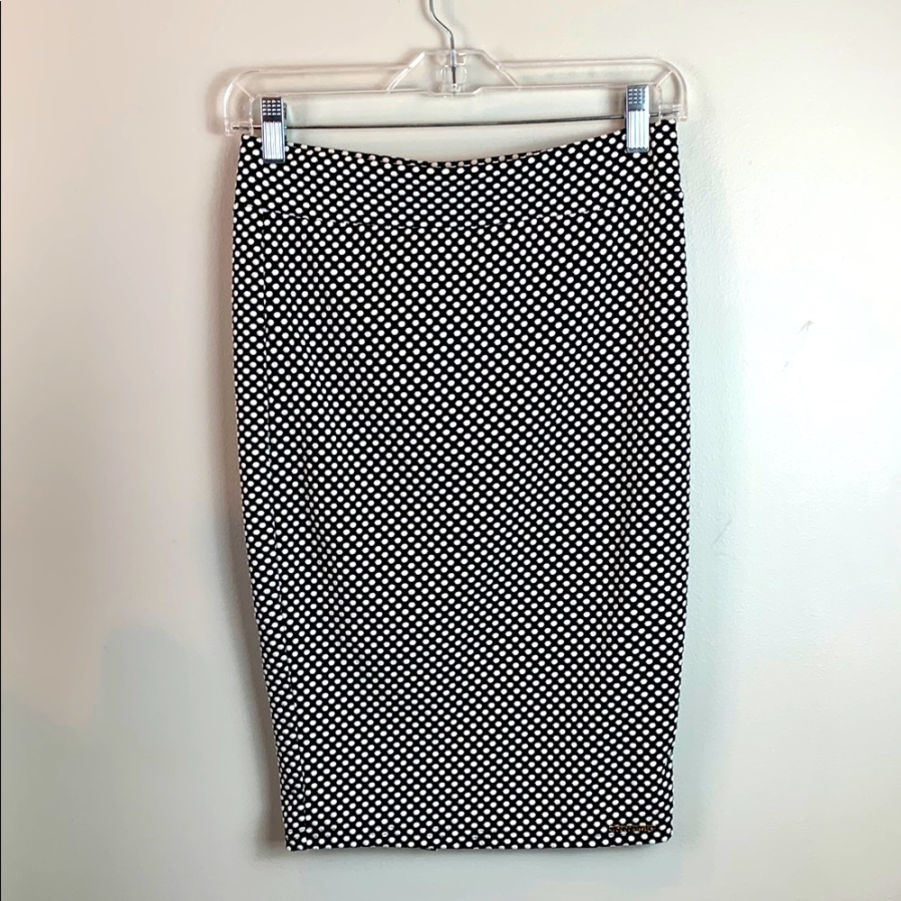 Coco & tashi Black and White Polka Dot Pencil Skirt NEW!